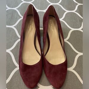 Cole Haan Glad Hearts Pumps. Suede. Size 6.5.